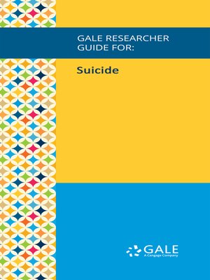 cover image of Gale Researcher Guide for: Suicide